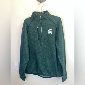 Cutter & Buck Michigan State Spartans 1/2 Zip Pullover Jacket M